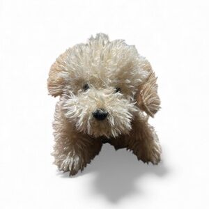 FAO SCHWARZ Blonde Labradoodle Puppy Dog 14” Plush Stuffed Animal